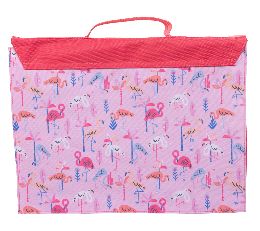 Spencil Library Bag Flamingo Splash
