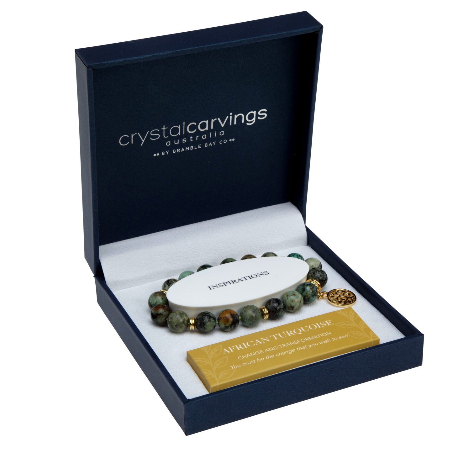 Gold TOL Bracelet – African Turquoise