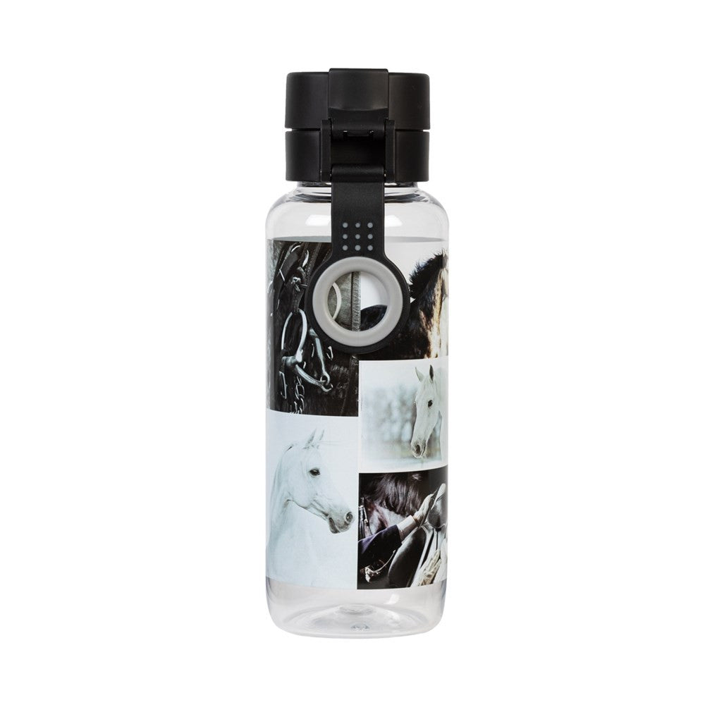 Spencil Big Water Bottle - Black & White Horses