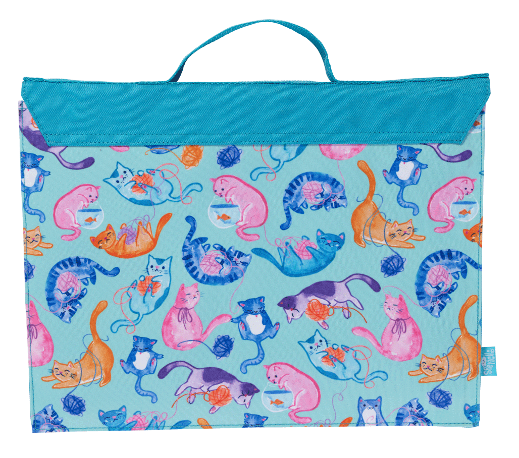 Spencil Library Bag Crazy Cats