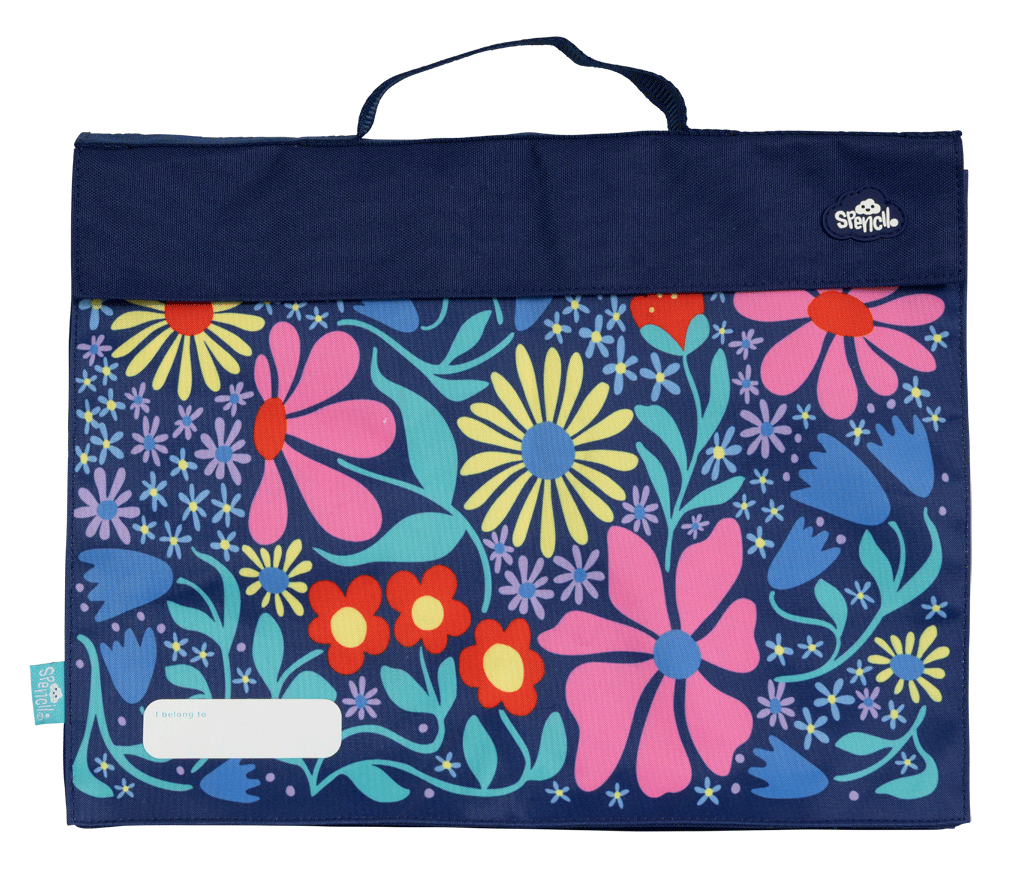 Spencil Library Bag Flower Fun