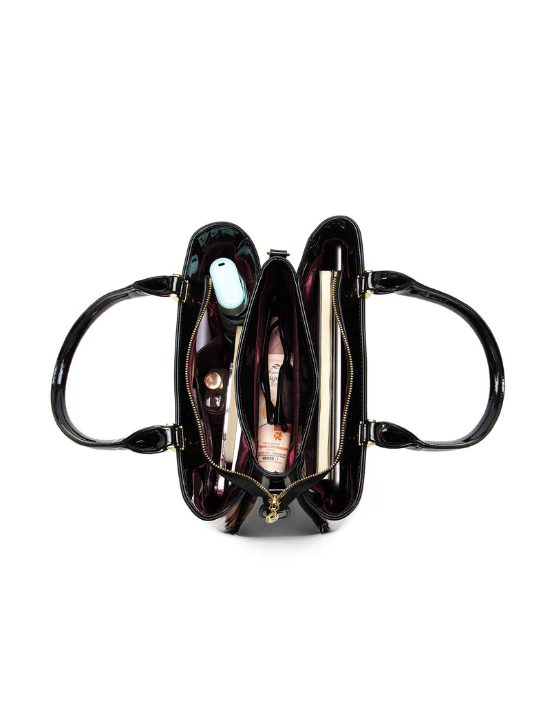 Serenade - Harriet Grip Handle Leather Bag