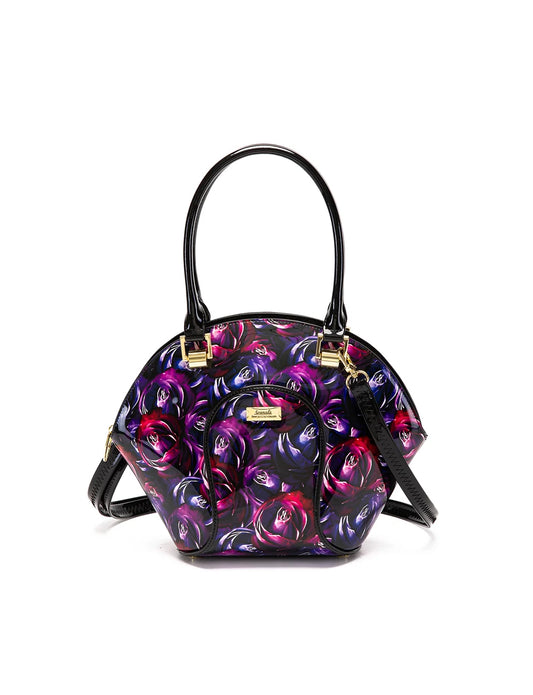 Serenade Leather AMETHYST ROSE LEATHER BOWLING BAG