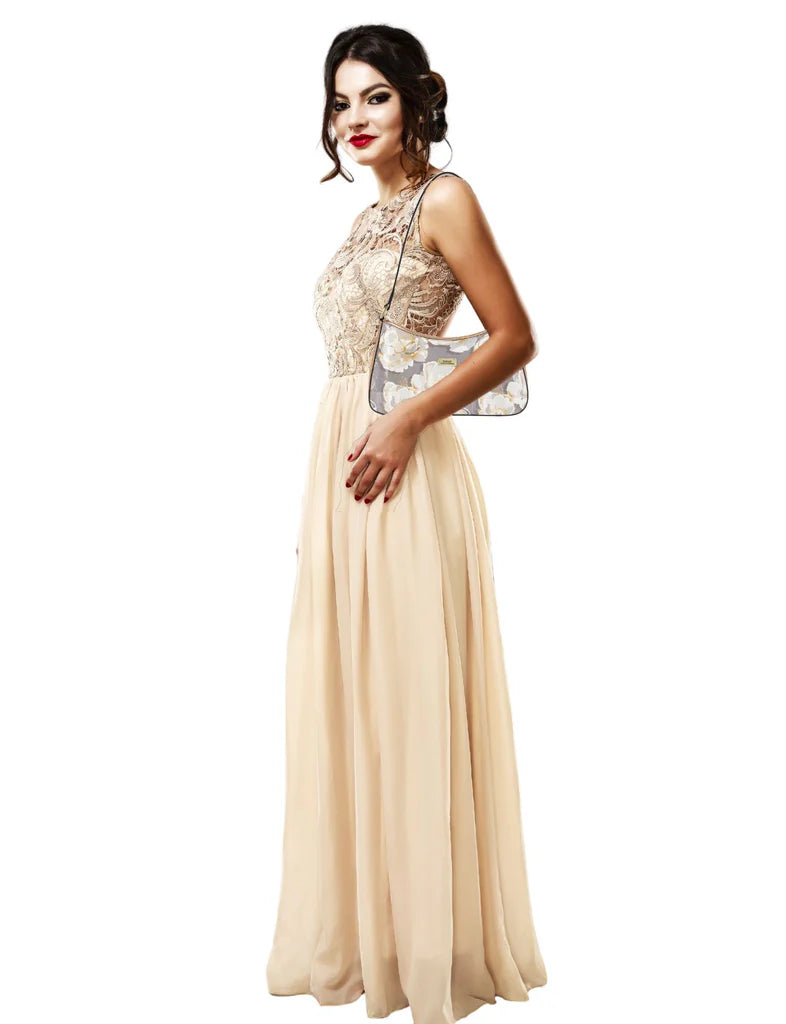 Serenade - Annalise small shoulder bag Beige with RFID