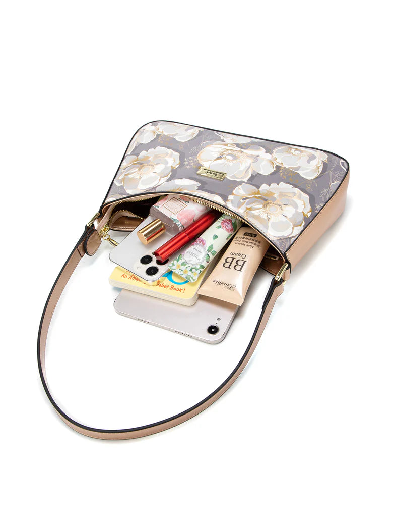 Serenade - Annalise small shoulder bag Beige with RFID