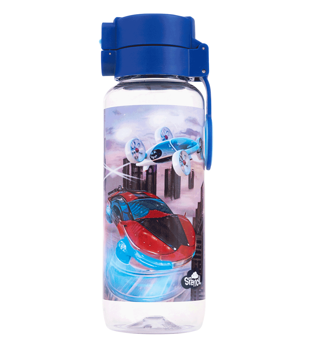 Spencil Big Water Bottle - Flying Cars