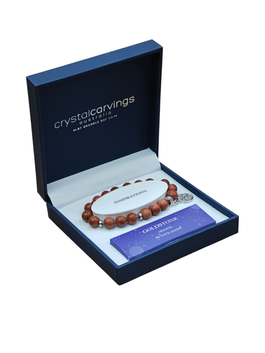 Goldstone Tree of Life Bracelet